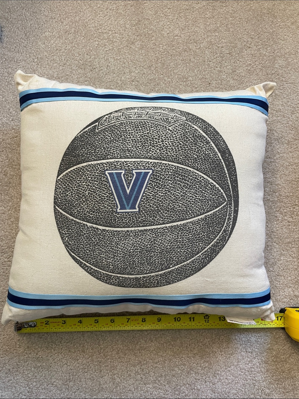 Villanova Basketball Pillow